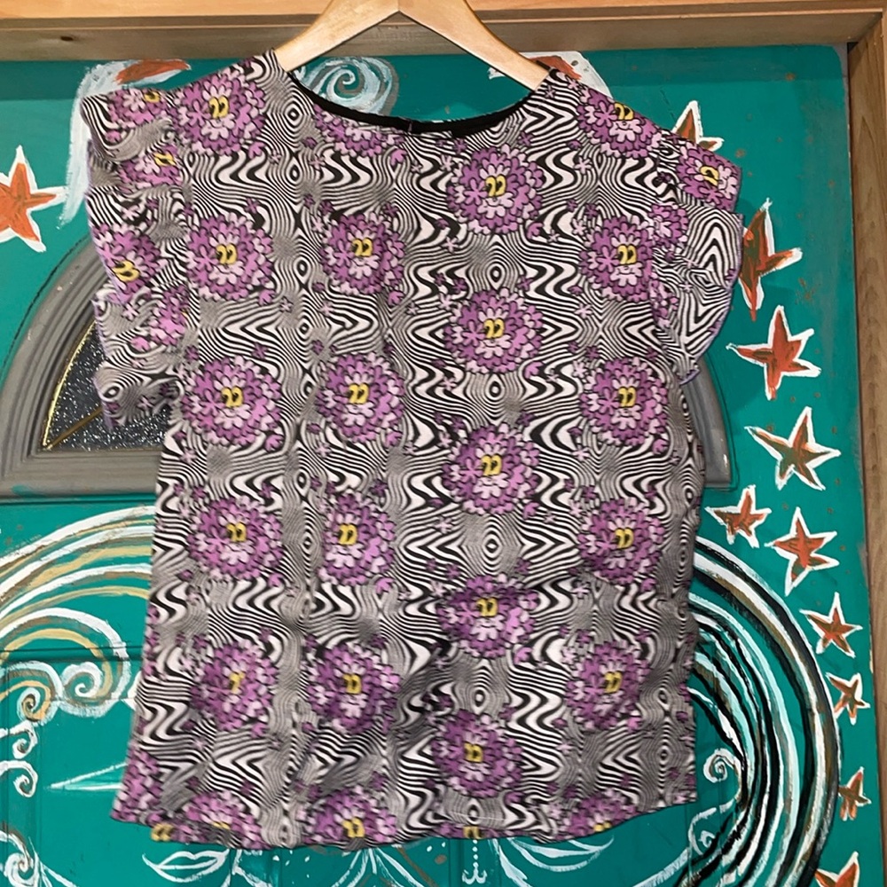 Nooworks linen ruffle sleeve HAZE